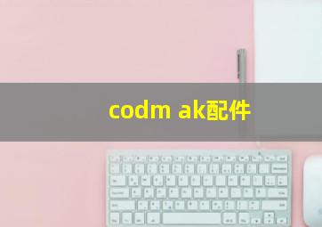 codm ak配件